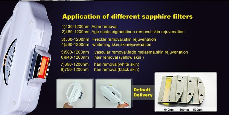 3 in 1 E-Light IPL RF ND YAG Laser Multifunction Machine Ce Approval