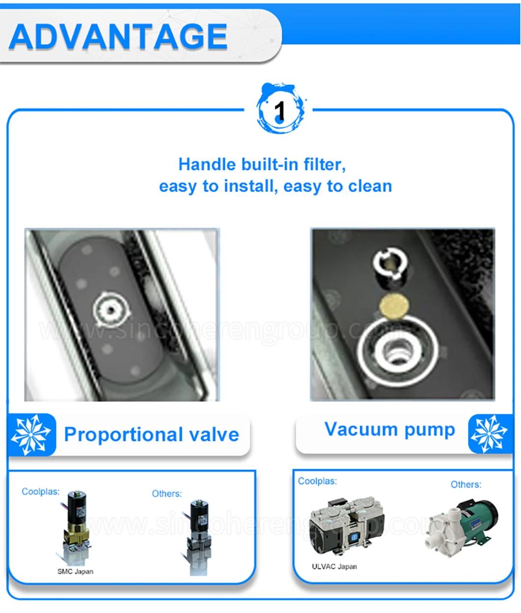 Az Factory Price Vertical Fat Freezing Body Contouring Machine