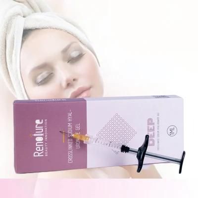 Renolure Ha Dermal Fillers 1ml Derm Hyaluronic Acid Gel Injection for Anti-Wrinkle