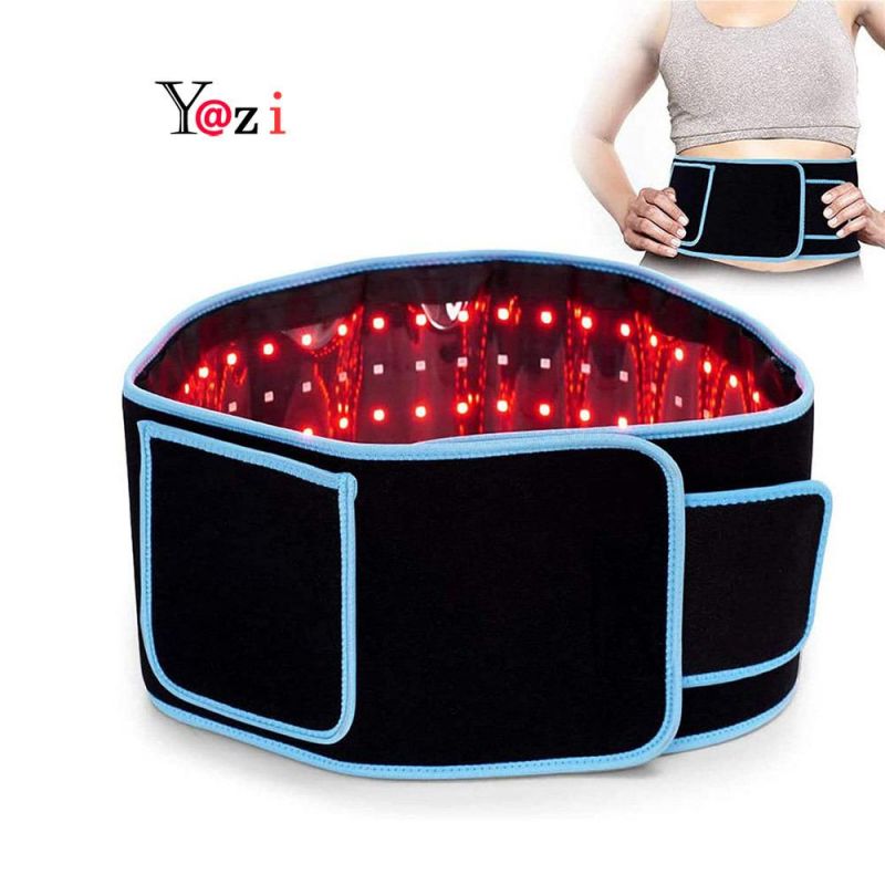 2021 Hot Sale 660nm 850nm LED Belt Red Light Therapy Weight Loss Infrared Red Light Body Pad Wrap Belt for Pain Relief
