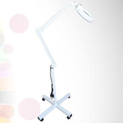 8&quot; Diameter Folding Magnifying Lamp with 4-Star Stand Beauty Salon Equipment