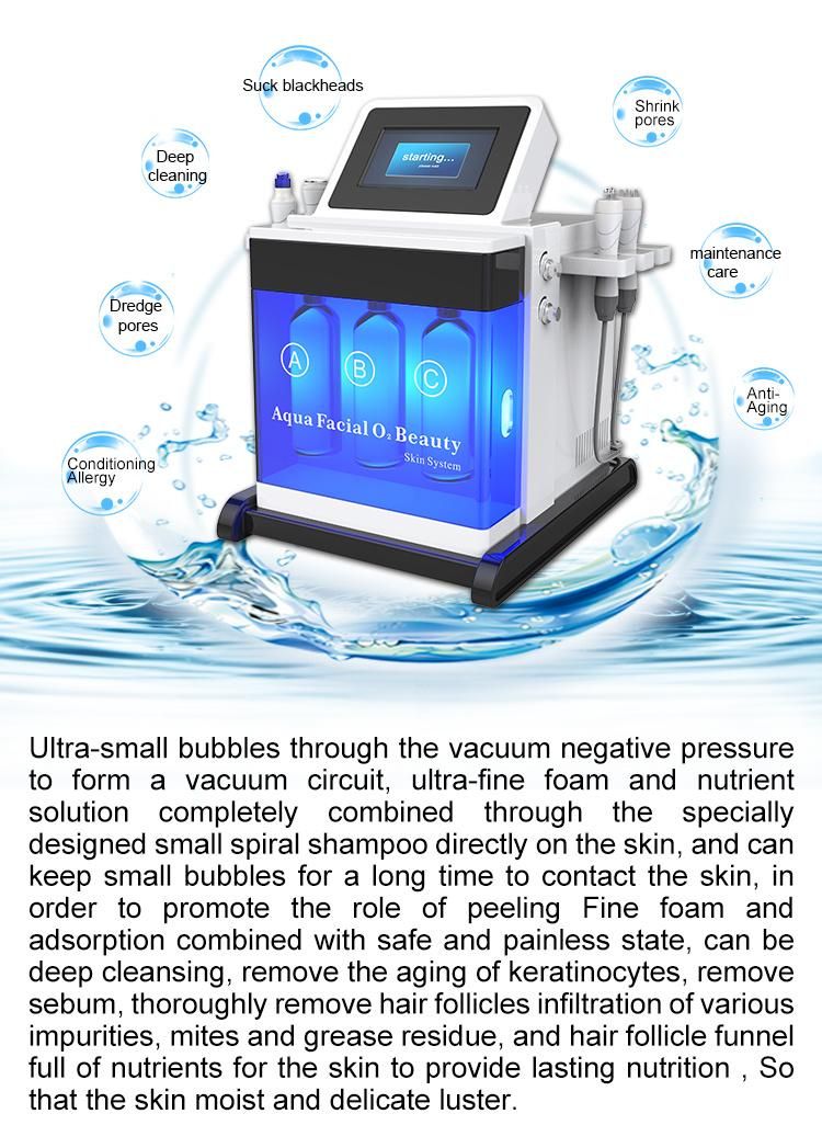 Water Oxygen Jet Peel Face Beauty Machine Portable Hydra Machine