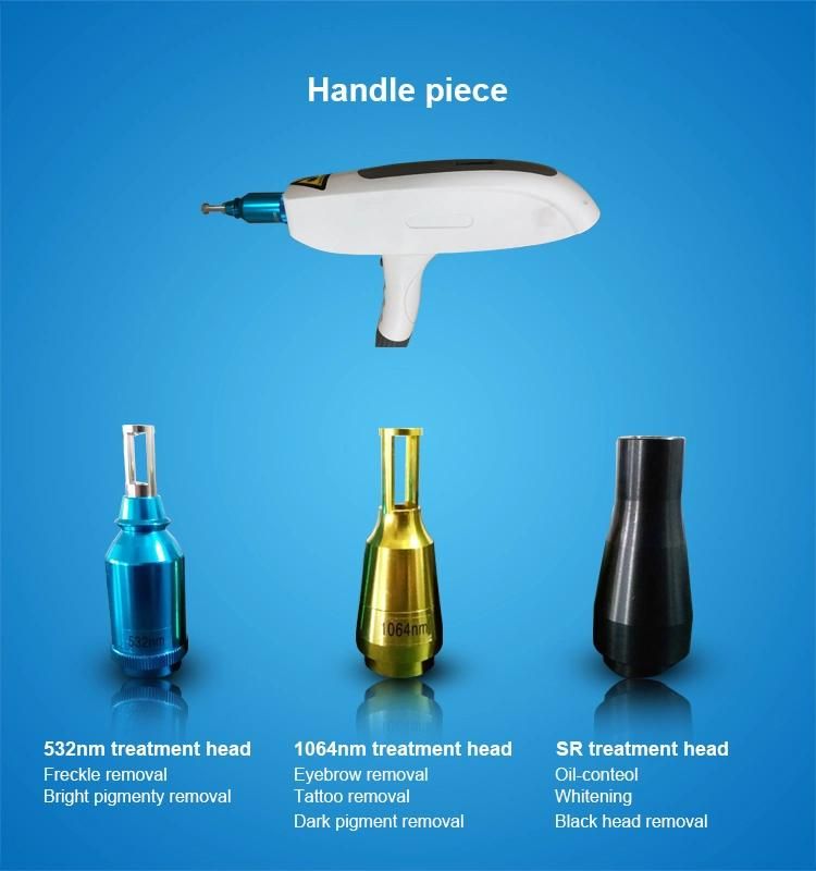 Three Wavelength ND YAG Laser for Tattoo Removal Carbon Peeling Treatment