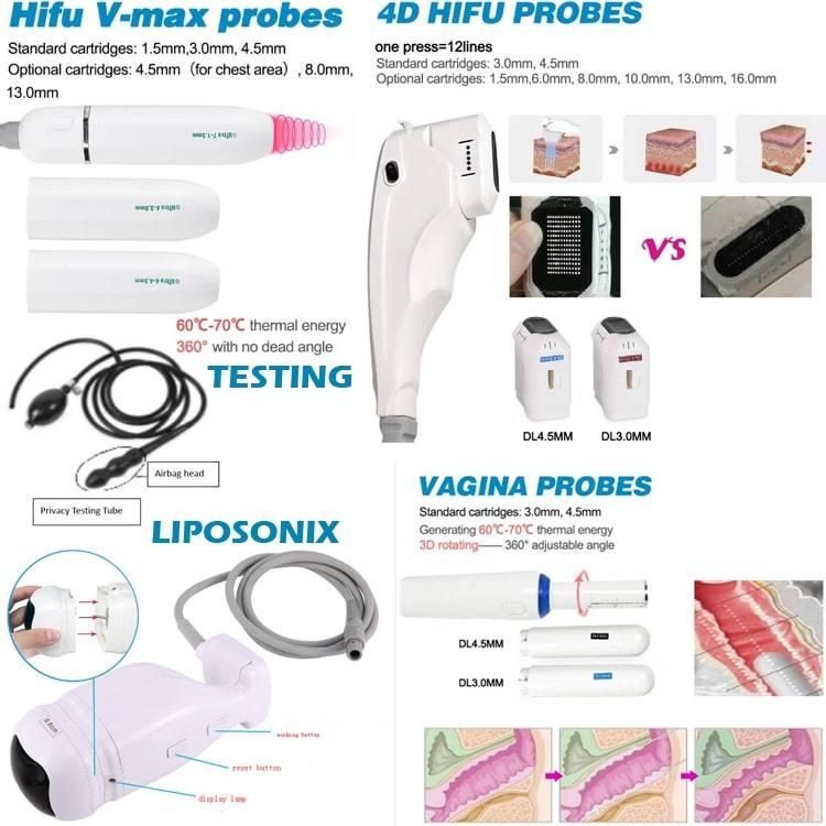 4 in 1 4D 5D 9d Hifu Vmax Hifu Vaginal Tightening Lipo Hifu Smas