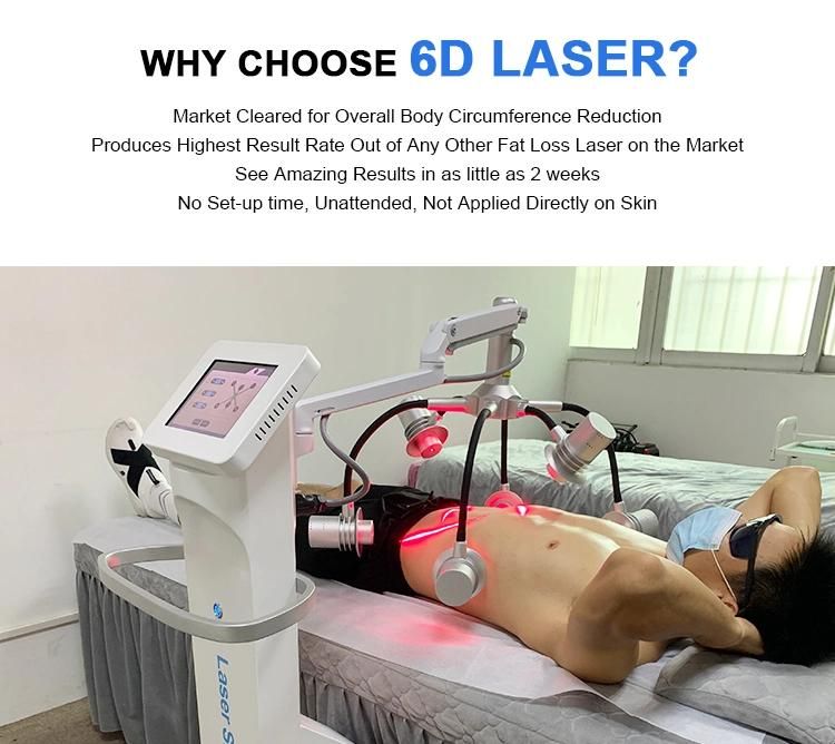 New Arrival 6D Laser Non-Invasive Laser Shape Slimming Beauty Machine Mslca376b
