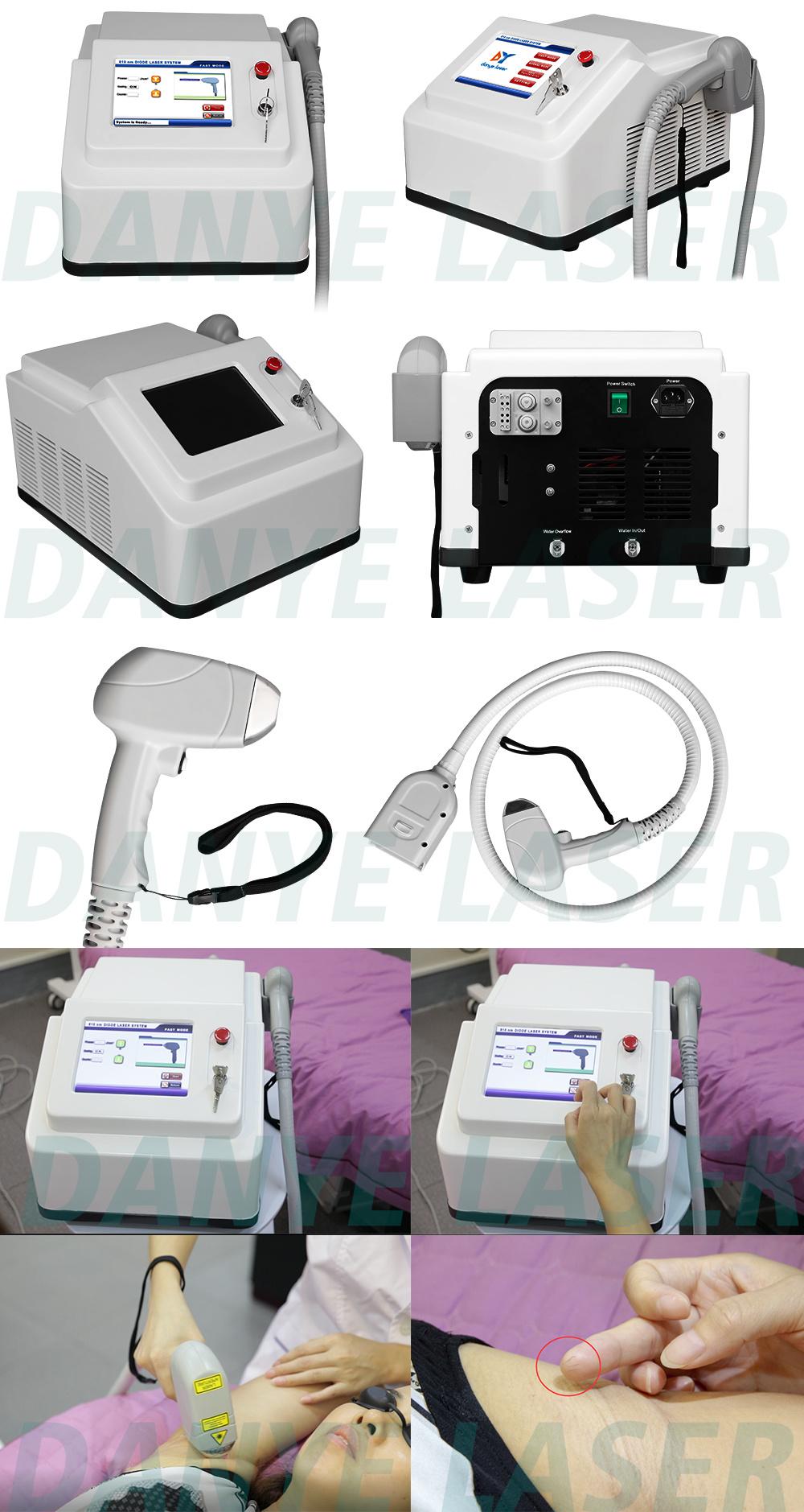 Small Mini Hair Removal Shaver Machine Laser Diode 808nm