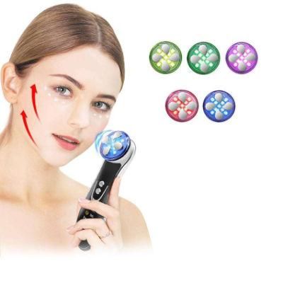 Portable Multifunction Face Massager Electroporation RF Skin Rejuvenation Beauty Device