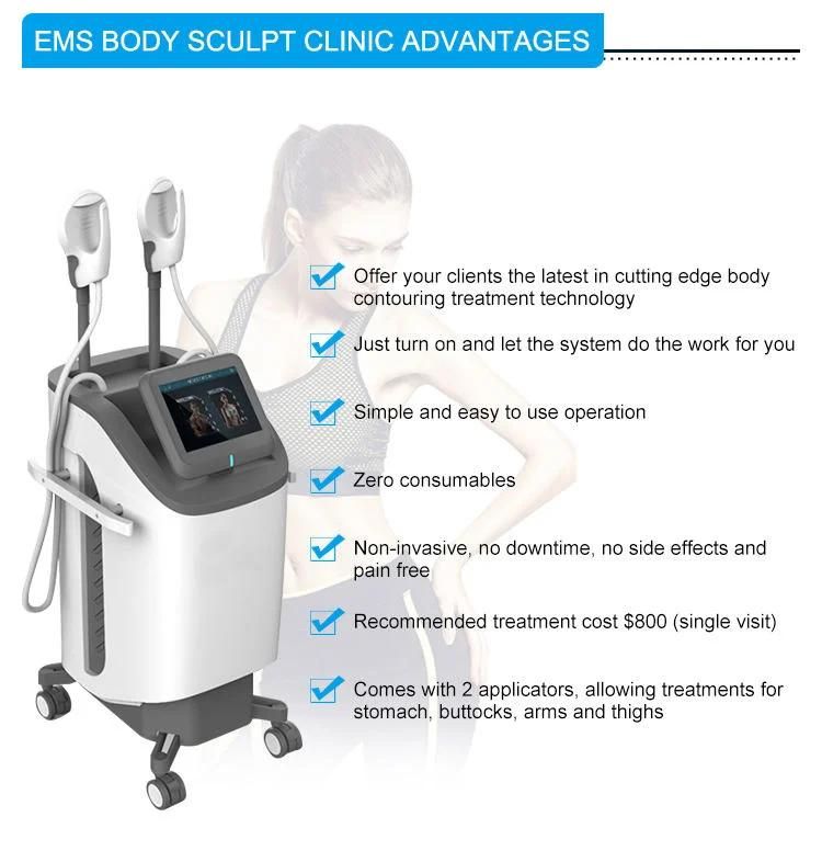 Body Slimming Fat Reduction Weight Loss EMS Electro Magnetic Sculpt Muscle Building Non Invasive Body Sculpting Beauty Equipment