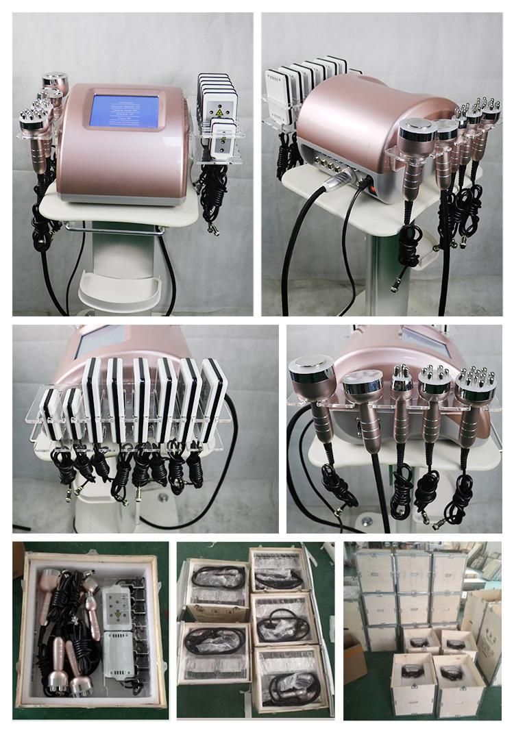 6 in 1 Multifunction Beauty Lipolaser/Vacuum/ RF Cavitation_Machines