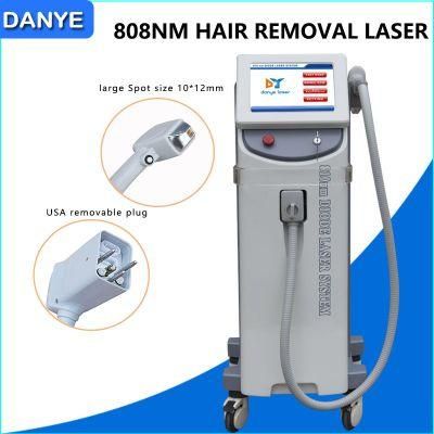 High Power 500W/600W Stationary Germany Laser 10 Bars 808nm Diode Laser Hair Removal Machine