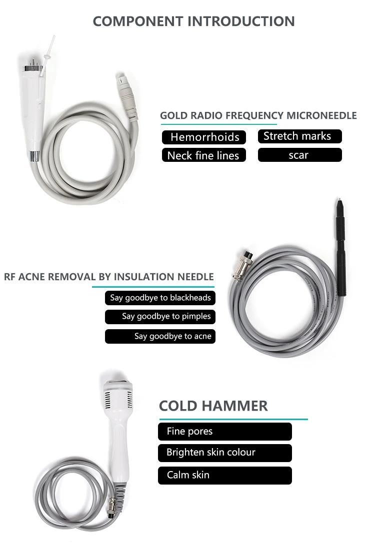 Fractional RF Microneedle Skin Rejuvenation Portable Radio Frequency Machine