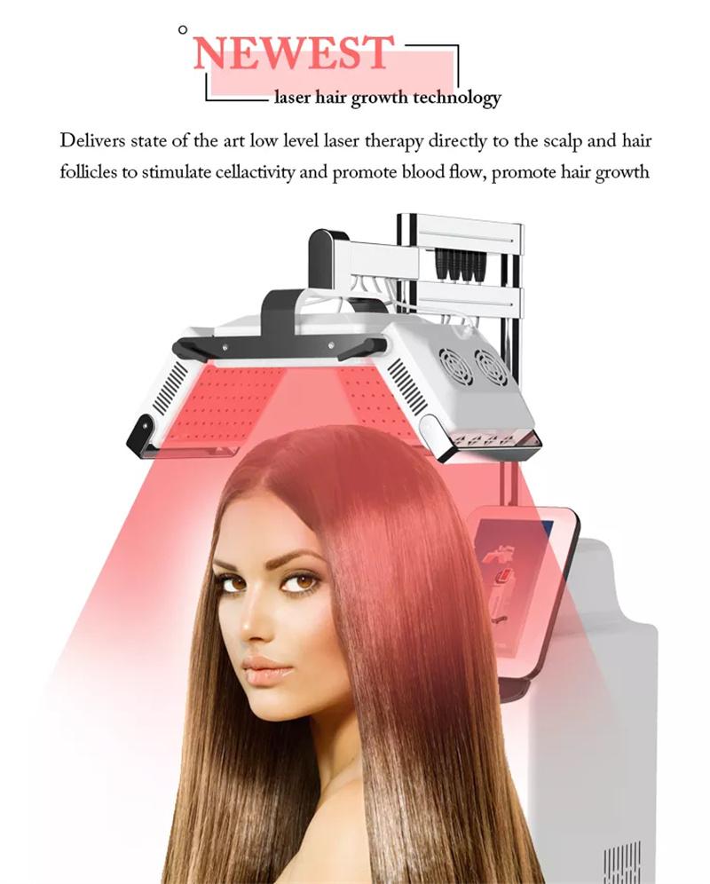 Amazon Hot Sale Laser Hair Regrowth Machine LED Light Scalp Stimulator for Hair Growth