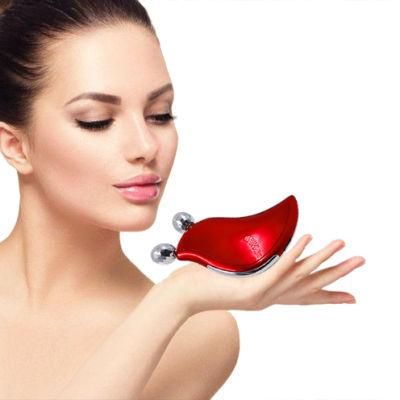 OEM Skin Tightening Products EMS Facial Roller Mini Massage Vibrator Machine Guasha Face Massager