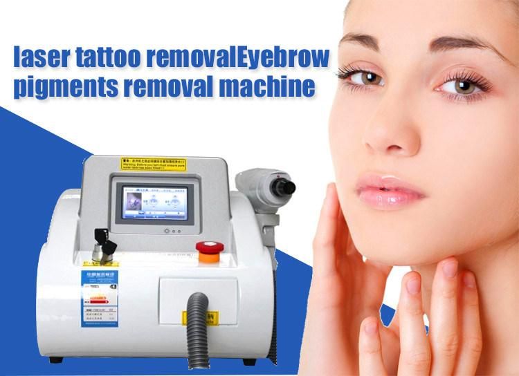 Q Switch ND YAG Laser Tattoo Removal Beauty Machine Pigments Removal 1064nm 532nm 1320nm