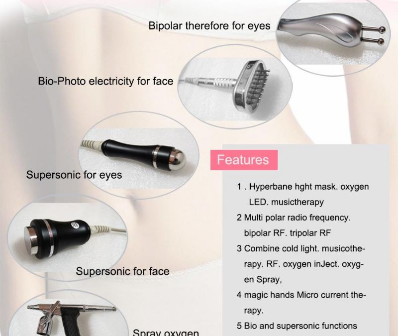 Spray Oxygen and Inject Oxygen Skin Beauty Slimming Beauty Machine (G882A)