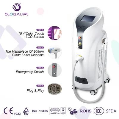 Diode 808nm Laser LED Hair Removal Machine 3500W