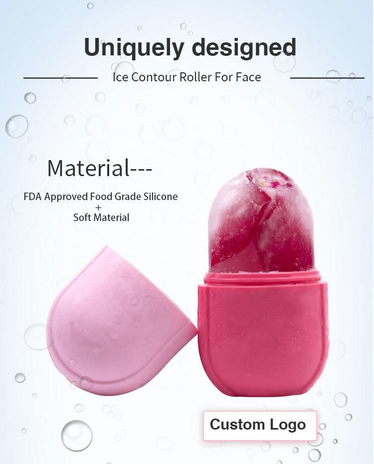 Cooling Silicone Facial Ice Globes Face Cube Facial Massage Ice Facial Cubes Roller