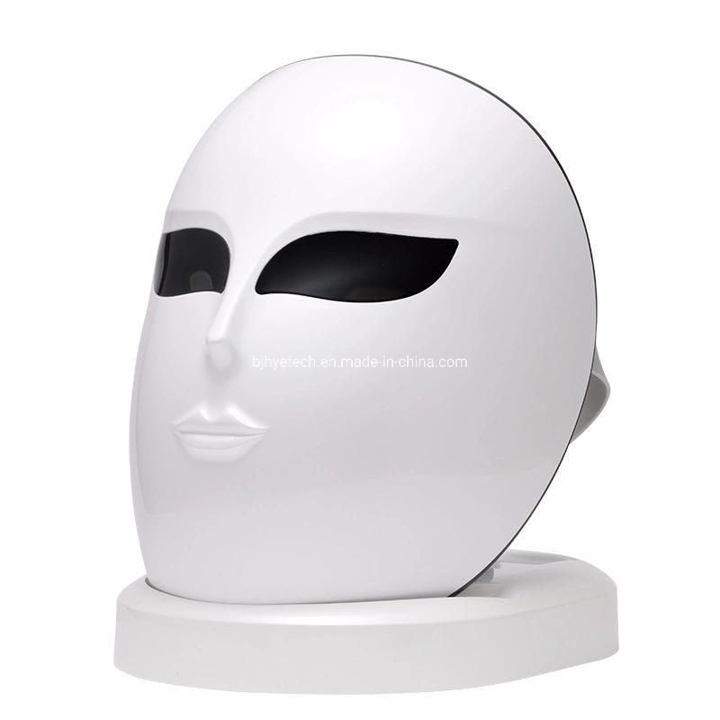 Red Light Facial Device Photon Light Therapy LED Mask Light Facial Skin Beauty Therapy 7 Colors LED Machine with OEM RoHS