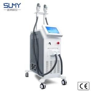 Best Effective Sr and Hr Double Handles Durable Sappaire IPL Opt Shr Laser Hair Removal Beauty Machine