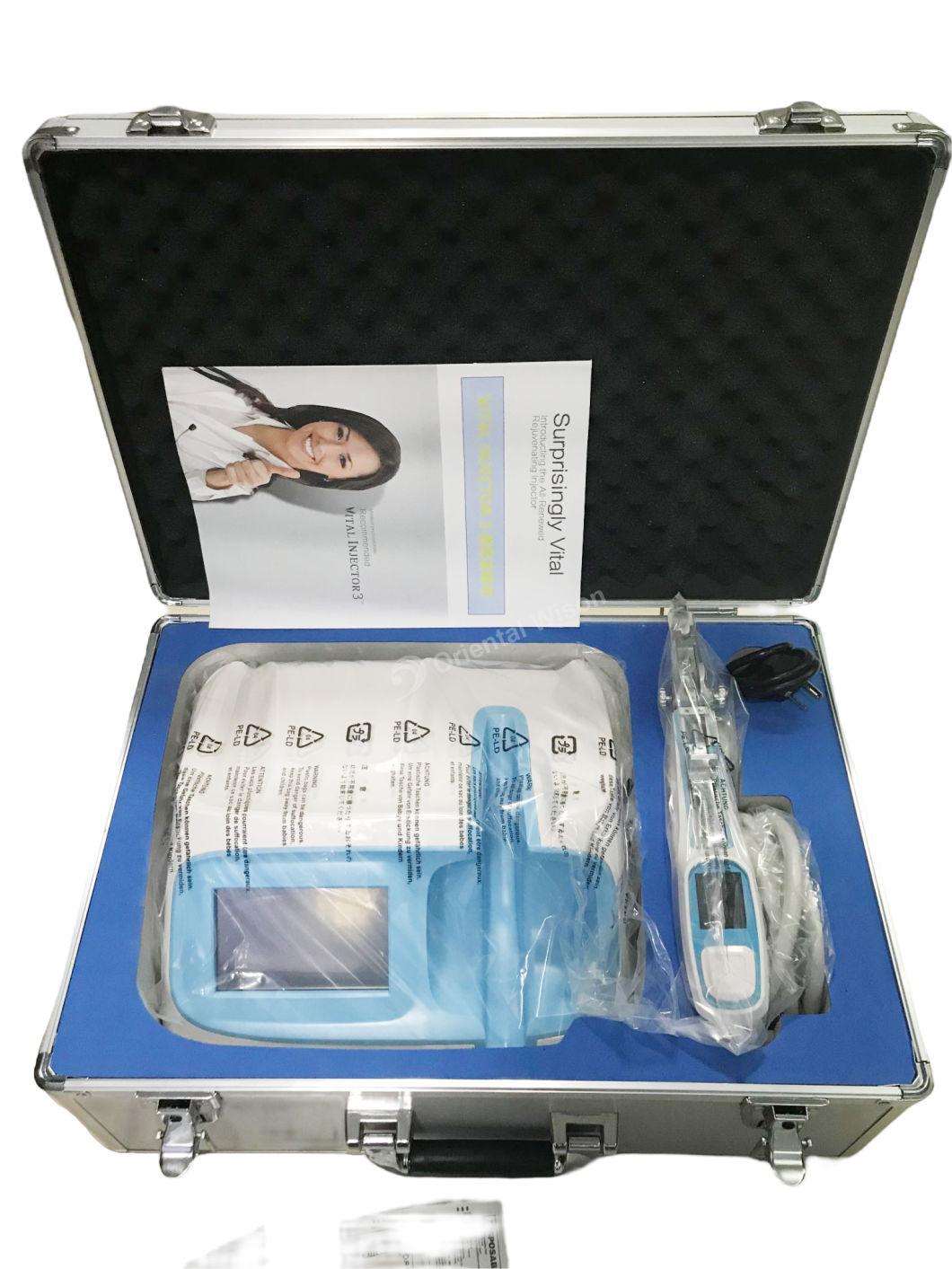 Wrinkle Removal Vital Injector Mesotherapy Gun 5 Pin 9pin Vacuum Injector Lip Filler Mesotherapy Gun Prp Hair Growth Meso Prp Injector