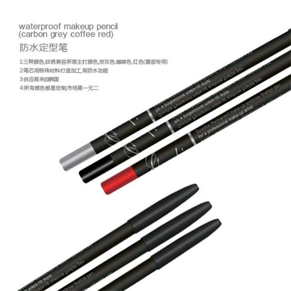 Anti-Water Eyebrow/Lip/Eyeliner Makeup Pencil for Permanent Makeup (Goochie)