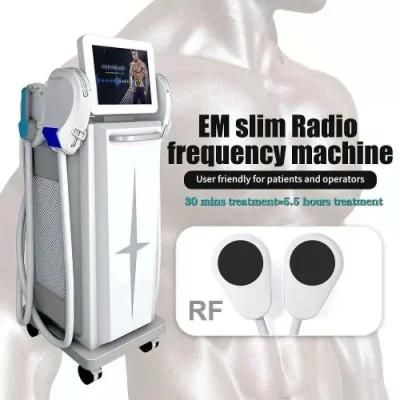 Four Treatment Handles with RF Technology Em Slim Body Shaping Machine