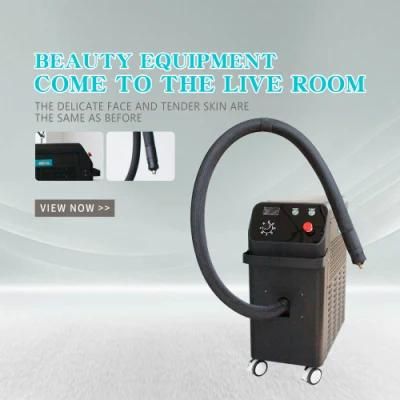 Skin Cooler Cold Wind Cryo Zimmer Laser Cold Air Cool System Skin Cooling Machine for Commercial Use Laser Treatment