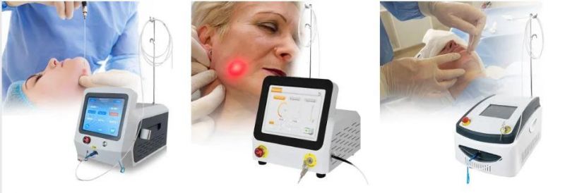 2022 New Professional Fiber Optic Face Lifting Skin Tightening Face Lipolysis 1470nm Endolift Laser