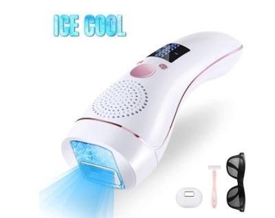 2020 New Design LCD Display 50000 Flashes Painless IPL Home Use Hair Removal Laser with Big Size Ice Cool
