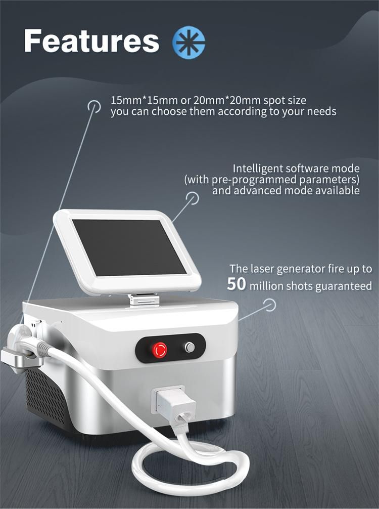 Two-Year Warranty 10 Laser Bar Diode Laser 808nm Hair Removal 755 808 1064 Diode Laser Hair Removal Machine