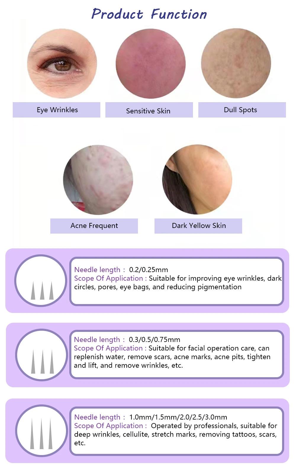 High Quality Skin Massage 6 in 1 Derma Roller for Remove Wrinkles