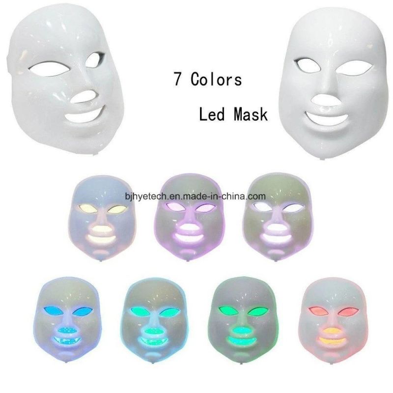 7 Infrared LED Face Mask Lights Skin Wrinkle Removal Skin Mask for Salef