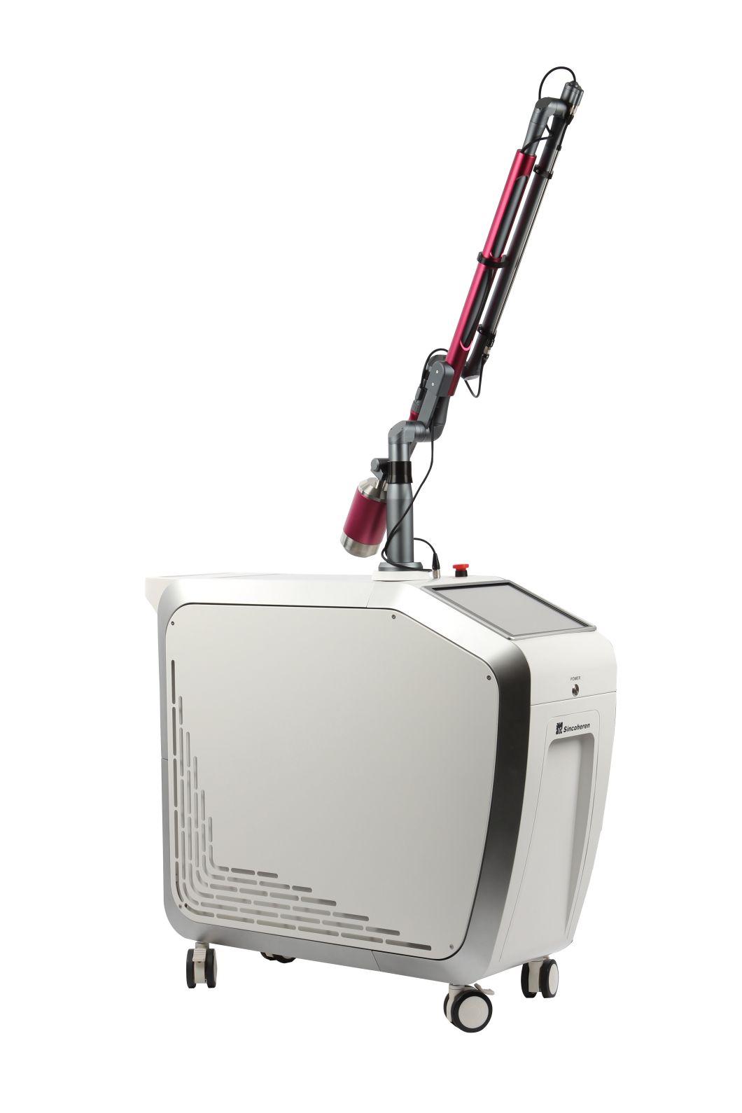 Sincoheren Q Switched ND YAG Picosecond Laser 100% Tattoo Removal Machine
