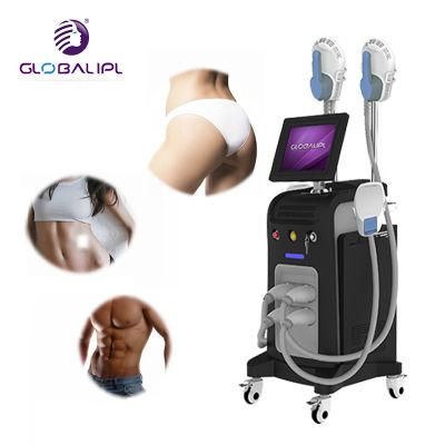 Globalipl Hiemts Sculpture Body Sculpting Machine System Butt Lift Lose Belly Fat Tesla Sculpt 4 Handles