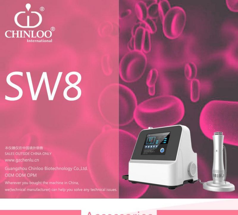 Sw8 Eswt Acoustic Wave Therapy Shockwave Wave Therapy Machine