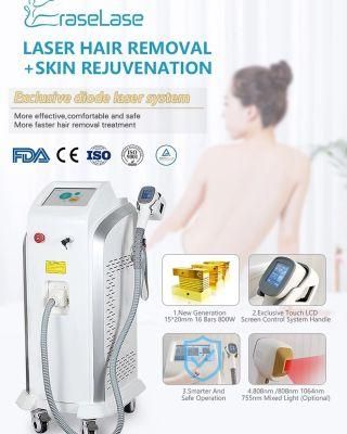 Diode Laser Hair Removal Triple Wavelength 755nm 808nm 1064nm Equipment