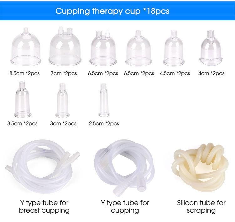 Vacuum Therapy Machine for Buttocks Breast 33 Cups Butt Lifting Breast Enhance Cellulite Treatment Cupping Device