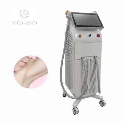 Promotion 3 Wavelength Ice Cool 808nm Diode Laser Fast Permanent Hair Removal Machine
