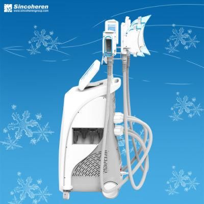 Professional Body Coolplas Freezing Machine / Cryotherapy 360 Degree Weight Loss Freezing Cavitation RF Skin Tightening Machine