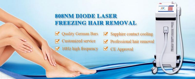 Handpiece Laser Diodo 808nm Hair Removal Machine with Ce RoHS