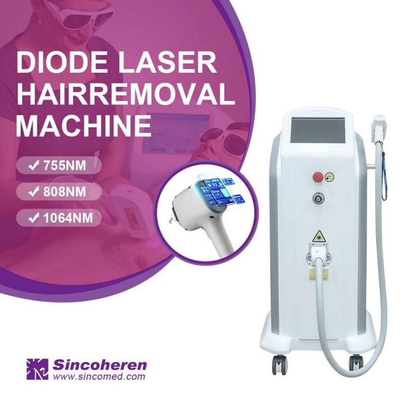 Medical CE Certificated Painless Hair Removal Diode Laser