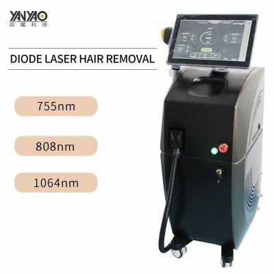 Hot Selling 1064nm 755nm 808nm Diode Laser Hair Removal Machine Laser
