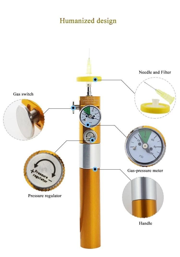 Good Quality Portable Cdt CO2 C2p Gas 16g Carboxytherapy Carboxiterapia Corporal Machine