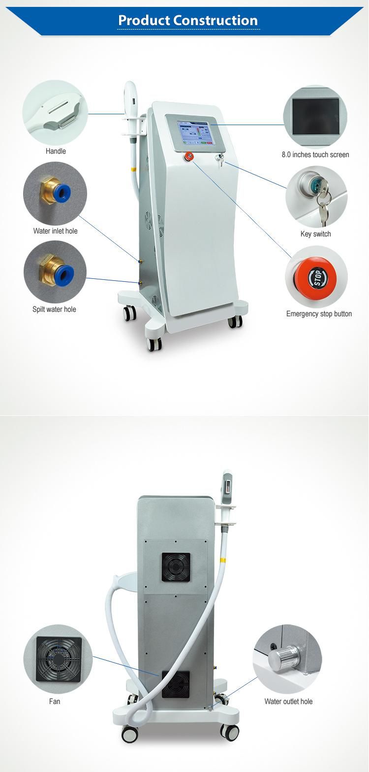 New Designed Elight+Shr +IPL Laser Hair Removal Machine