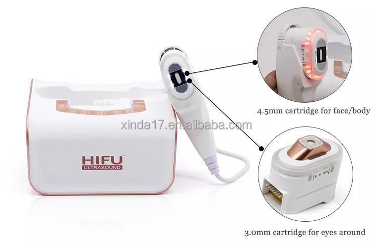 Portable RF Exfoliating Acne Scars Removal Skin Whitening and Brightening Hifu Machine
