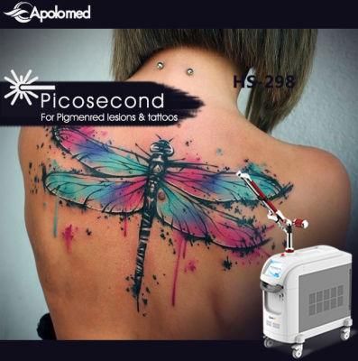 FDA Approval 750 PS Picosecond Laser Equipment Picosecond Laser Professional Freckles Removal Machine