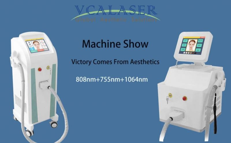 Triple Wavelengths 755+808+1064 Diode Laser Hair Removal Machine