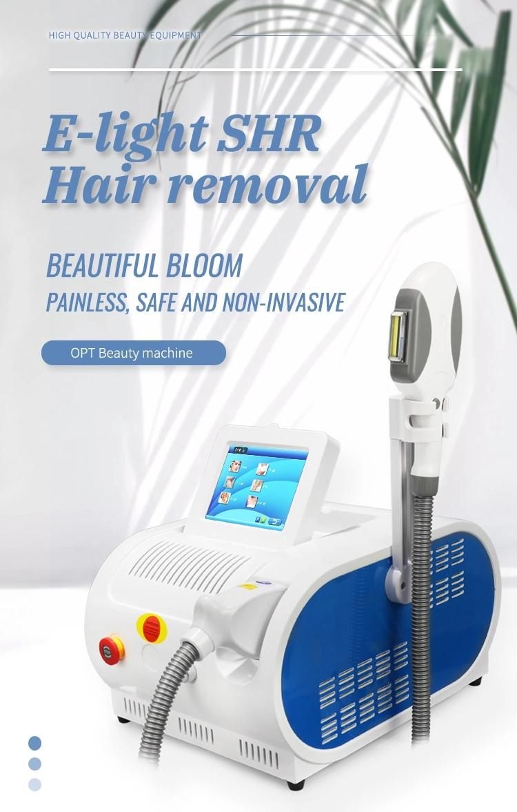 Portable E-Light IPL RF+Opt Shr Hair Removal Machine