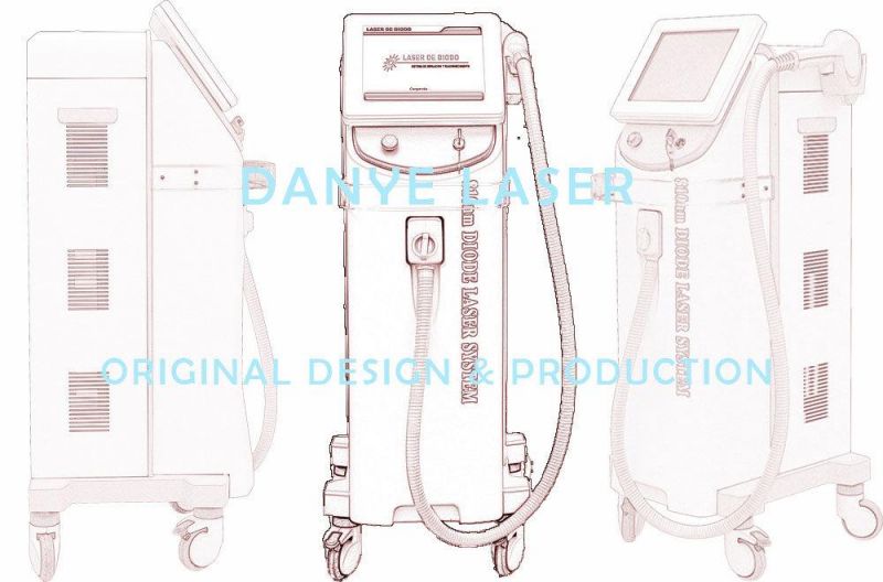 Danye High Power Professional Permanent 3 Waves Diode 808 1064 755nm 3000 Watt Laser Hair Removal Machine