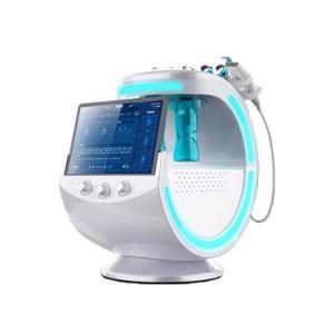 Intelligent Ice Blue Facial Cleaning Skin Peeling Beauty Machine with Skin Scanner Analyzer